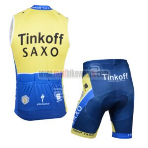 2014 Team SAXO BANK Cycling Tank Top Kit