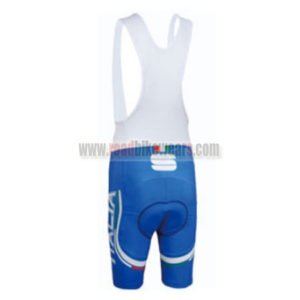 2015 Team ITALIA Cycling White Bib Shorts Blue