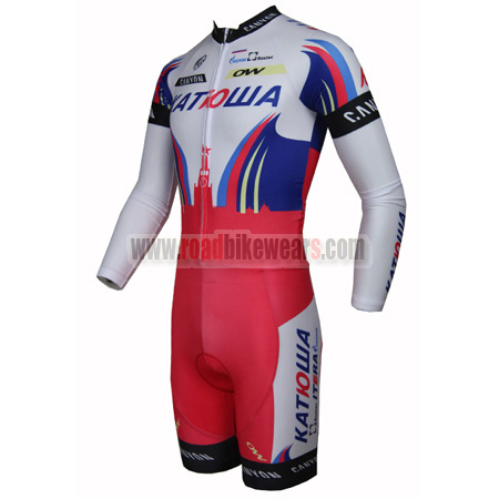 2013 Team PEARL IZUMI Biking Skintight Outfit Long Sleeves Riding Leotard  One-piece Tights