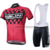 2015 Team NALINI Cycling Bib Kit Red