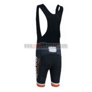 2015 Team Sportful Riding Bib Shorts Orange White