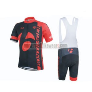 2015 Team TREK BONTRAGER Cycling Bib Kit Black Red