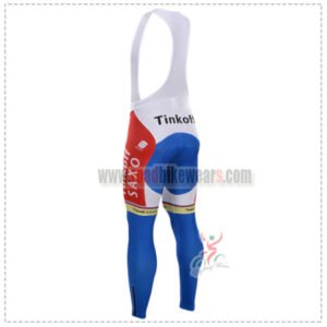 2015 Team Tinkoff SAXO BANK Riding Bib Pants Blue Red