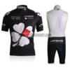 2010 Team FDJ Cycling Bib Kit Black
