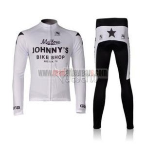2010 Team Mellow Johnny's Cycling Long Kit White