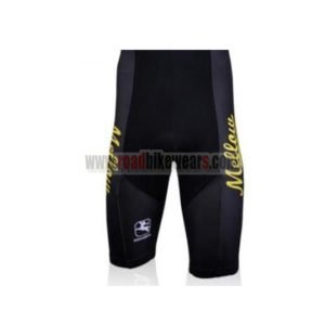 2010 Team Mellow Johnny's Cycling Shorts Black Yellow