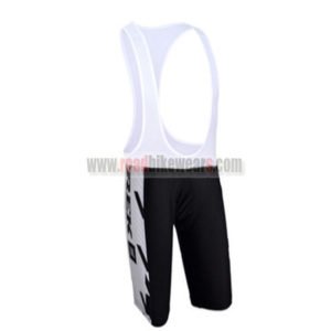 2010 Team TREK Biking Bib Shorts White Black