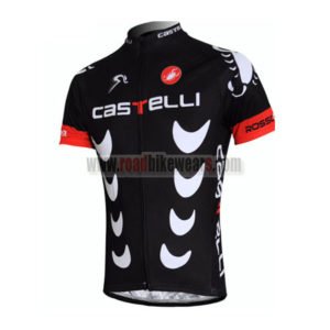 2011 Team Castelli Bicycle Maillot Jersey Shirt Black
