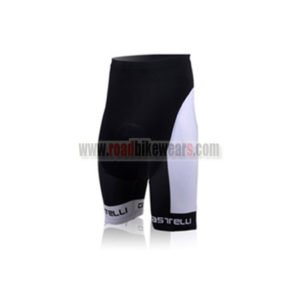 2011 Team Castelli Cycling Shorts Black White