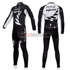 2011 Team HTC Highroad Cycle Long Kit Black