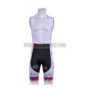 2011 Team KATUSHA Cycle Bib Shorts White