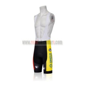 2011 Team LOTTO Riding Bib Shorts Red Yellow
