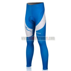 2011 Team PINARELLO Biking Long Bib Kit White Blue