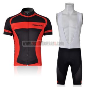 2011 Team Pearl Izumi Bicycle Bib Kit Black Red