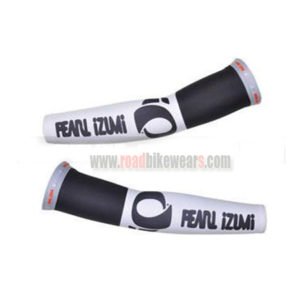 2011 Team Pearl Izumi Cycling Arm Warmers White Black