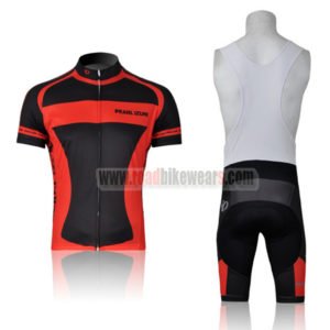 2011 Team Pearl Izumi Cycling Bib Kit Black Red