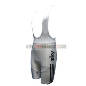 2011 Team SKY Champion Cycling Bib Shorts White