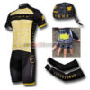 2012 Team LIVESTRONG Cycling Set Jersey and Shorts+Bandana+Gloves+Arm Sleeves Yellow