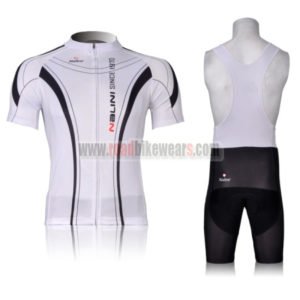2012 Team Nalini Cycling Bib Kit White