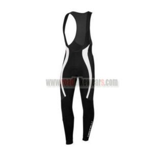 2015 Team Castelli Cycling Long Bib Pants Black White