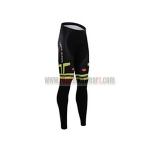 2015 Team Castelli Cycling Long Pants Black White Green