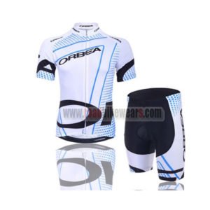 2015 Team ORBEA Cycling Kit White