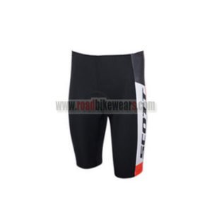 2015 Team SCOTT Bicycle Shorts White Black Red