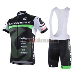 2016 Team Cannondale Cycling Bib Kit Black Green