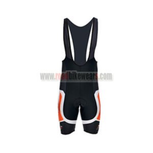 2016 Team KTM Cycling Bib Shorts Black White Orange