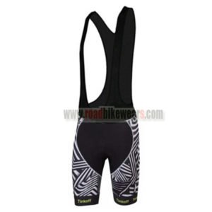 2016 Team Tinkoff SAXO BANK Riding Bib Shorts Black Green