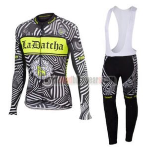 2016 Team Tinkoff SAXO BANK Riding Long Bib Kit Black Green