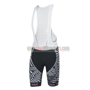 2016 Team Tinkoff SAXO BANK Womens Riding Bib Shorts Black Pink