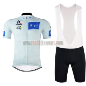 2016 Krys Tour de France Riding Bib Kit White
