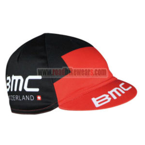 2016 Team BMC Bicycle Cap Hat Red Black