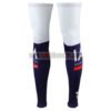 2016 Team IAM Cycling Leg Warmers Sleeves White Blue