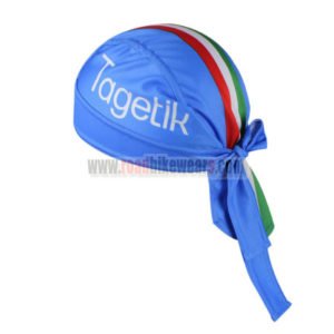 2016 Team ITALIA Riding Bandana Head Scarf Blue