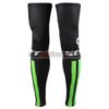 2016 Team SCOTT Cycling Leg Warmers Sleeves Black Green