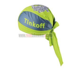 2016 Team Tinkoff Riding Bandana Head Scarf Green