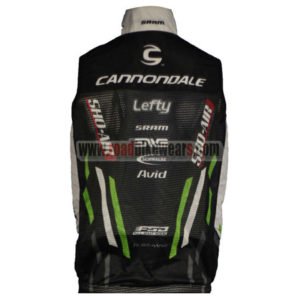 2013 Team Cannondale Biking Vest Sleeveless Waistcoat Rain-proof Windbreak Black 2013 Team Cannondale Biking Vest Sleeveless Waistcoat Rain-proof Windbreak Black