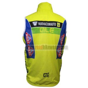 2014 Team QLE NUOVACOMAUTO Bicycle Vest Sleeveless Waistcoat Rain-proof Windbreak Yellow 2014 Team QLE NUOVACOMAUTO Bicycle Vest Sleeveless Waistcoat Rain-proof Windbreak Yellow
