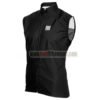 2014 Team SMS Santini Cycling Vest Sleeveless Waistcoat Rain-proof Windbreak Black