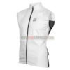 2014 Team SMS Santini Cycling Vest Sleeveless Waistcoat Rain-proof Windbreak White