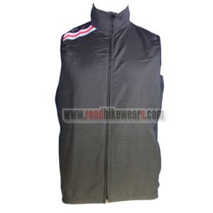 2016 Team Rapha Cycling Vest Sleeveless Waistcoat Rain-proof Windbreak Black