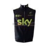 2016 Team SKY Riding Vest Sleeveless Waistcoat Rain-proof Windbreak Black Yellow