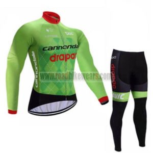 2017 Team Cannondale drapac Biking Long Suit Green Black
