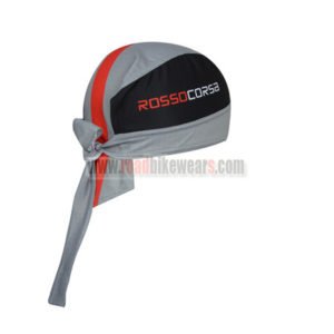2017 Team Castelli Biking Bandana Head Scarf Black Grey Red