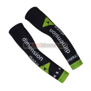 2017 Team Dimension data Cycling Arm Warmers Sleeve Black Green