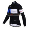 2017 Team ORBEA Cycling Long Sleeves Jersey Maillot Black Blue White