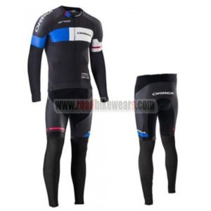 2017 Team ORBEA Riding Long Suit Black Blue White