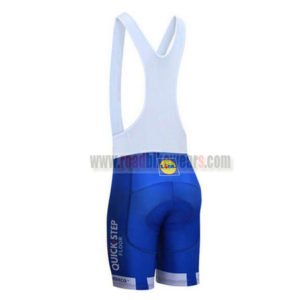 2017 Team QUICK STEP Riding Bib Shorts Bottoms Blue White